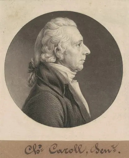 Charles Carroll, by Charles Balthazar Julien Févret de Saint-Mémin