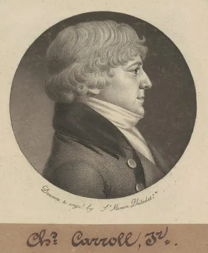 Charles Carroll, Jr., by Charles Balthazar Julien Févret de Saint-Mémin