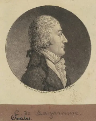 Charles de Lagarenne, by Charles Balthazar Julien Févret de Saint-Mémin