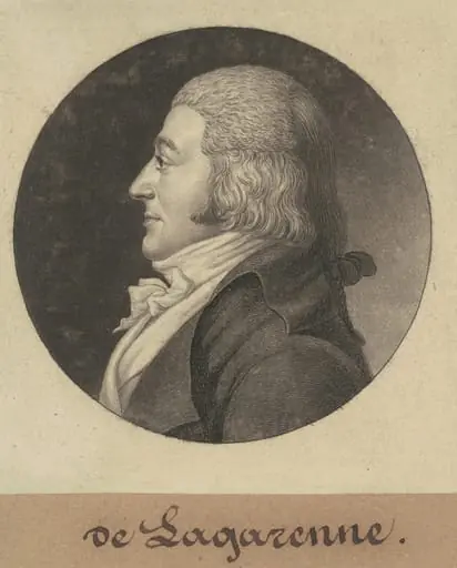 Charles de Lagarenne, by Charles Balthazar Julien Févret de Saint-Mémin