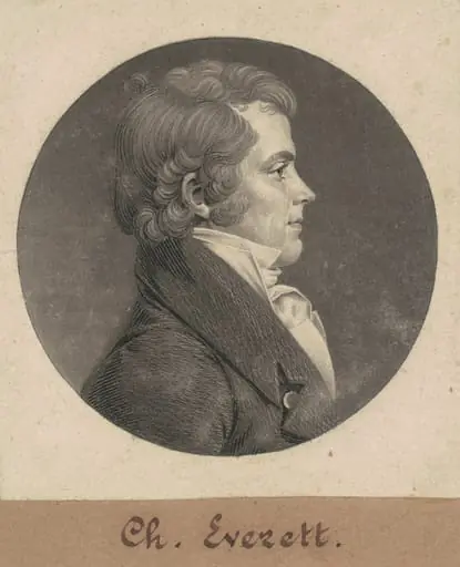 Charles Everett, by Charles Balthazar Julien Févret de Saint-Mémin