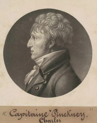 Charles Pinckney, by Charles Balthazar Julien Févret de Saint-Mémin