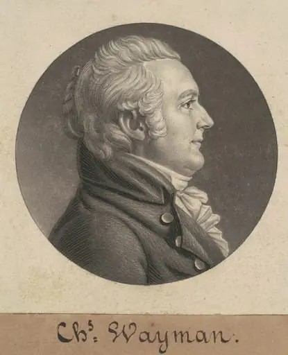 Charles Wayman, by Charles Balthazar Julien Févret de Saint-Mémin