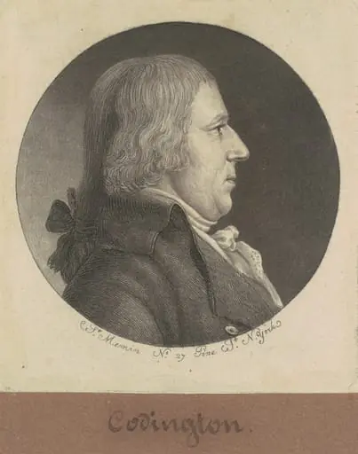 Coddington, by Charles Balthazar Julien Févret de Saint-Mémin