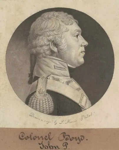 Colonel Boyd, by Charles Balthazar Julien Févret de Saint-Mémin