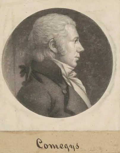 Comegys, by Charles Balthazar Julien Févret de Saint-Mémin