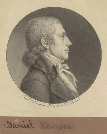 Daniel Kemper, by Charles Balthazar Julien Févret de Saint-Mémin