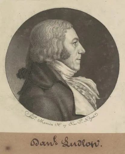 Daniel Ludlow, by Charles Balthazar Julien Févret de Saint-Mémin