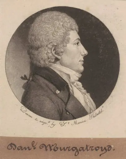 Daniel Murgatroyd, by Charles Balthazar Julien Févret de Saint-Mémin