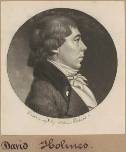 David Holmes, by Charles Balthazar Julien Févret de Saint-Mémin