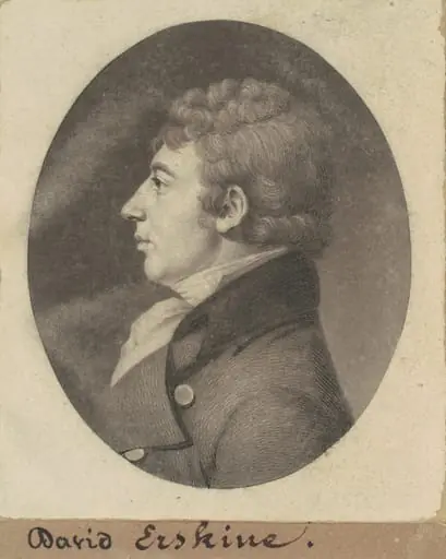 David Montagu Erskine, by Charles Balthazar Julien Févret de Saint-Mémin