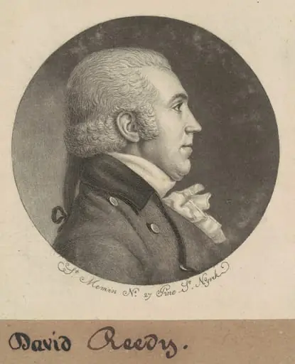 David Reedy, by Charles Balthazar Julien Févret de Saint-Mémin