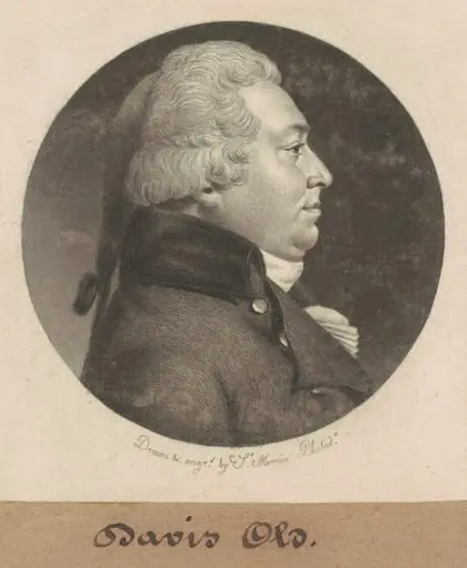 Davis Old, by Charles Balthazar Julien Févret de Saint-Mémin