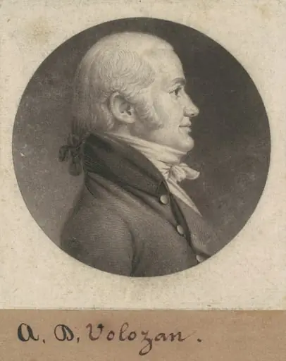 Denis A. Volozan, by Charles Balthazar Julien Févret de Saint-Mémin