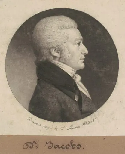 Dr. Jacobs, by Charles Balthazar Julien Févret de Saint-Mémin