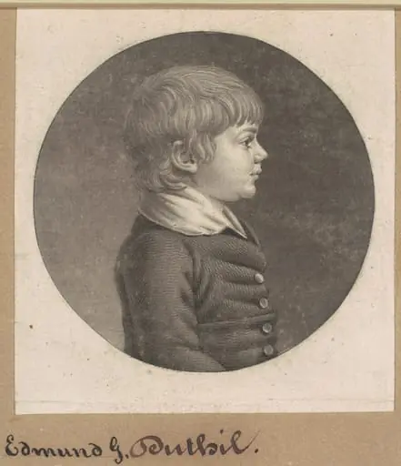 Edmund G. Dutilh, by Charles Balthazar Julien Févret de Saint-Mémin