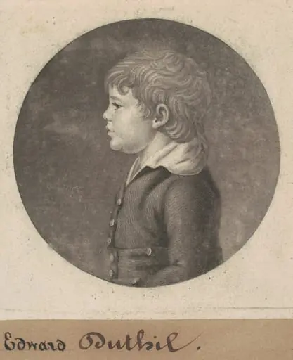 Edward Dutilh, by Charles Balthazar Julien Févret de Saint-Mémin