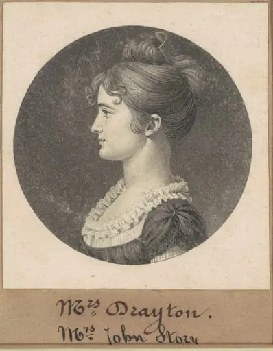 Elizabeth Porcher Gaillard Stoney, by Charles Balthazar Julien Févret de Saint-Mémin