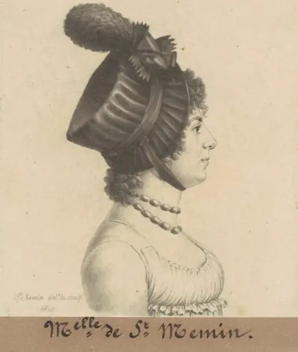 Étiennette-Charlotte-Adélaïde Févret de Saint-Mémin, by Charles Balthazar Julien Févret de Saint-Mémin