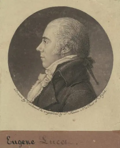 Eugene Lucet, by Charles Balthazar Julien Févret de Saint-Mémin