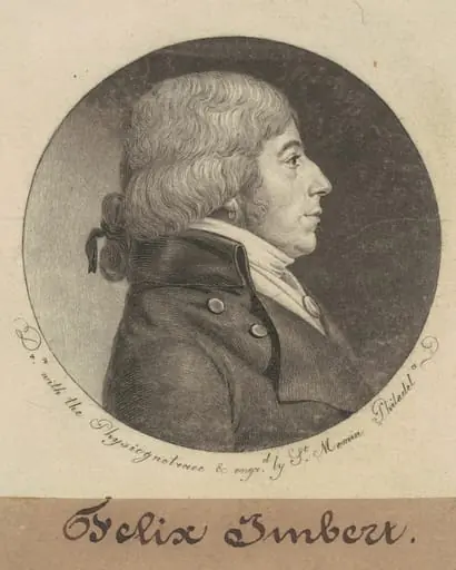 Felix Imbert, by Charles Balthazar Julien Févret de Saint-Mémin