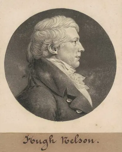 Francis Nelson, by Charles Balthazar Julien Févret de Saint-Mémin
