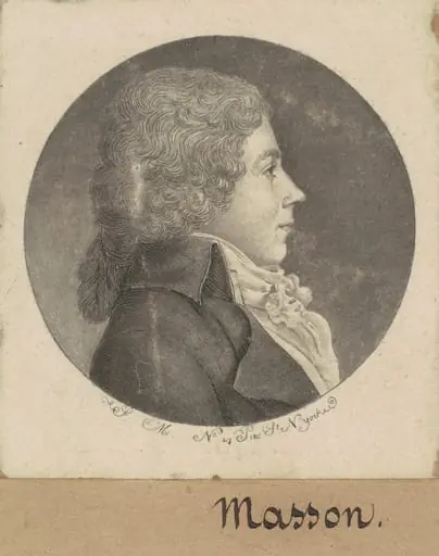 François Désiré Masson, by Charles Balthazar Julien Févret de Saint-Mémin