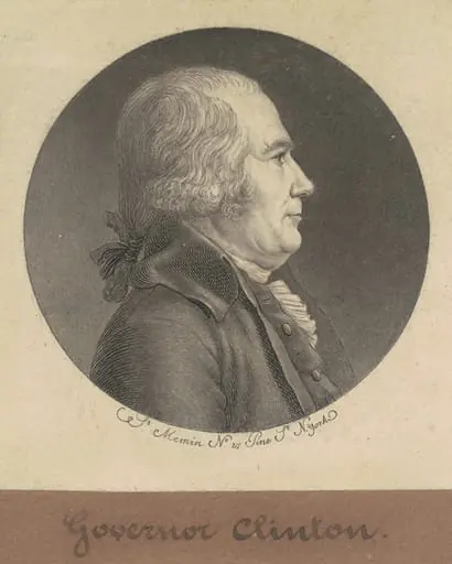 George Clinton, by Charles Balthazar Julien Févret de Saint-Mémin