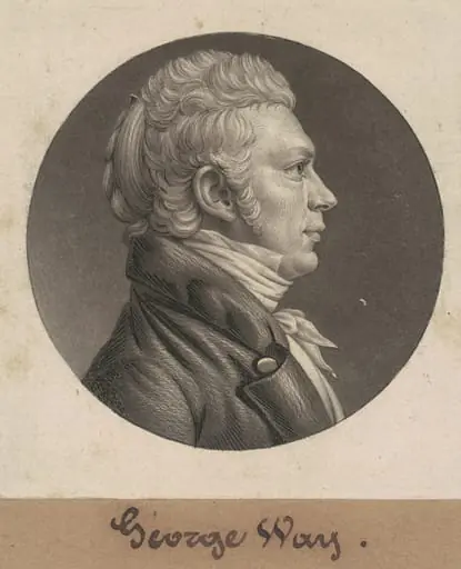 George Way, by Charles Balthazar Julien Févret de Saint-Mémin