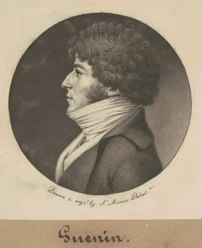 Guenin, by Charles Balthazar Julien Févret de Saint-Mémin