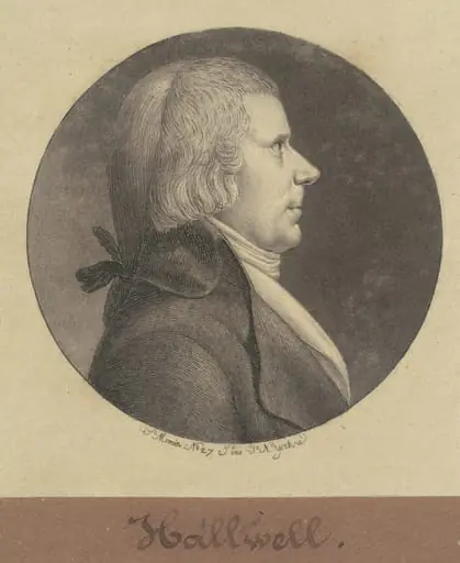 Hallwell, by Charles Balthazar Julien Févret de Saint-Mémin