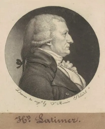 Henry Latimer, by Charles Balthazar Julien Févret de Saint-Mémin