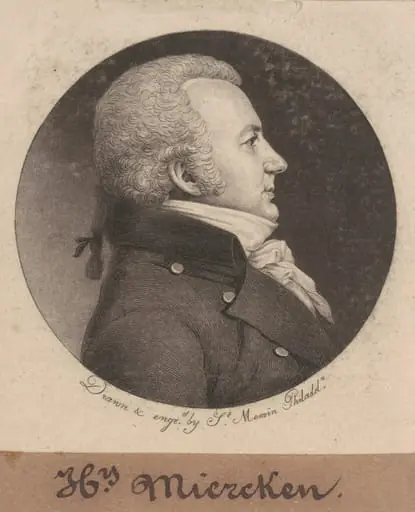 Henry Miercken, by Charles Balthazar Julien Févret de Saint-Mémin