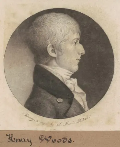 Henry Woods, by Charles Balthazar Julien Févret de Saint-Mémin