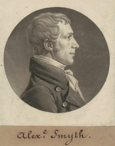 Hugh Smith, by Charles Balthazar Julien Févret de Saint-Mémin