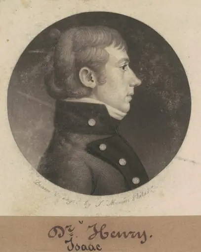 Isaac Henry, by Charles Balthazar Julien Févret de Saint-Mémin