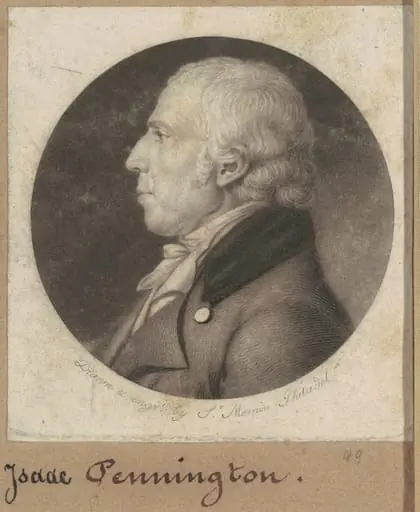 Isaac Penington, by Charles Balthazar Julien Févret de Saint-Mémin