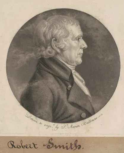 Isaac Smith II, by Charles Balthazar Julien Févret de Saint-Mémin