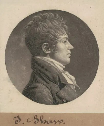 J. Shaw, by Charles Balthazar Julien Févret de Saint-Mémin