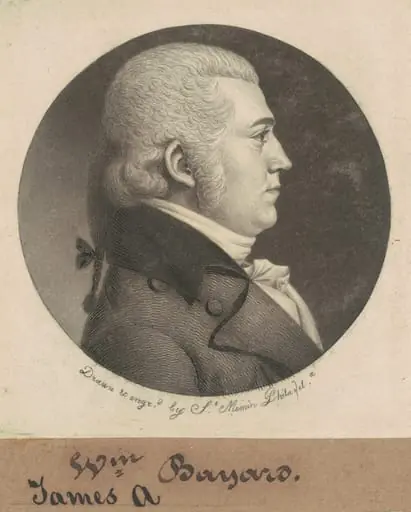 James Asheton Bayard, by Charles Balthazar Julien Févret de Saint-Mémin