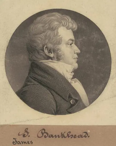 James Bankhead, by Charles Balthazar Julien Févret de Saint-Mémin