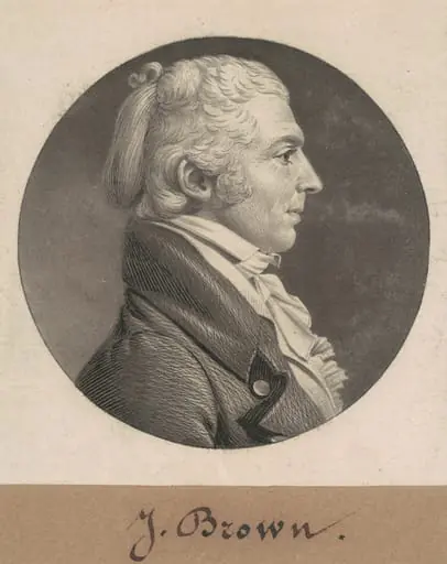 James Brown, Sr., by Charles Balthazar Julien Févret de Saint-Mémin