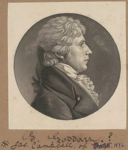 James Campbell, by Charles Balthazar Julien Févret de Saint-Mémin