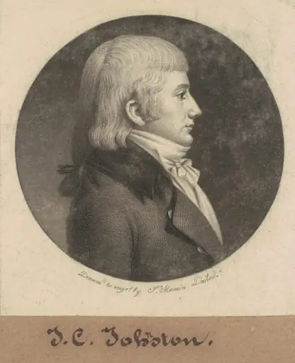 James Cathcart Johnston, by Charles Balthazar Julien Févret de Saint-Mémin