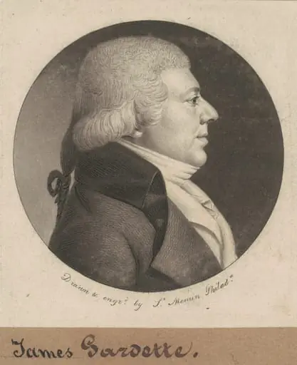 James Gardette, by Charles Balthazar Julien Févret de Saint-Mémin