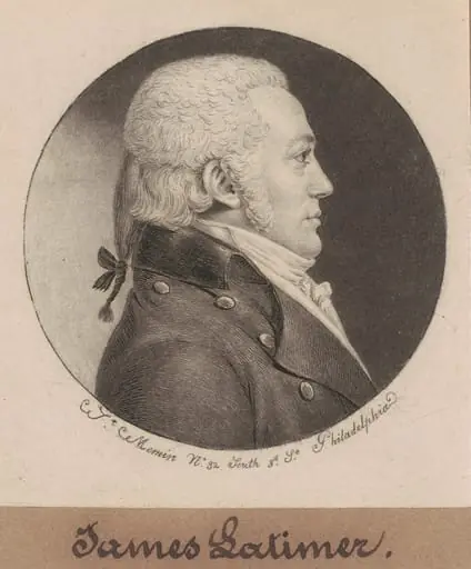 James Latimer, by Charles Balthazar Julien Févret de Saint-Mémin