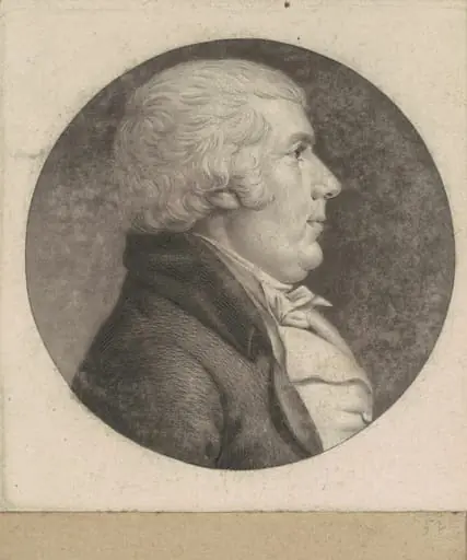 James Riddle, by Charles Balthazar Julien Févret de Saint-Mémin
