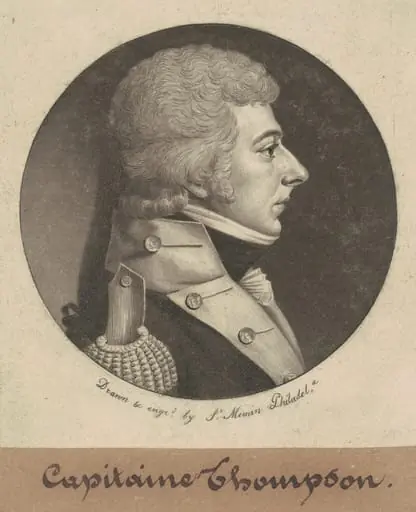 James Thompson, by Charles Balthazar Julien Févret de Saint-Mémin