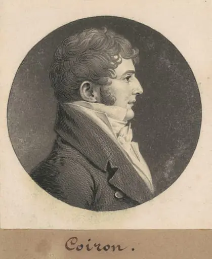 Jean Joseph Coiron, by Charles Balthazar Julien Févret de Saint-Mémin