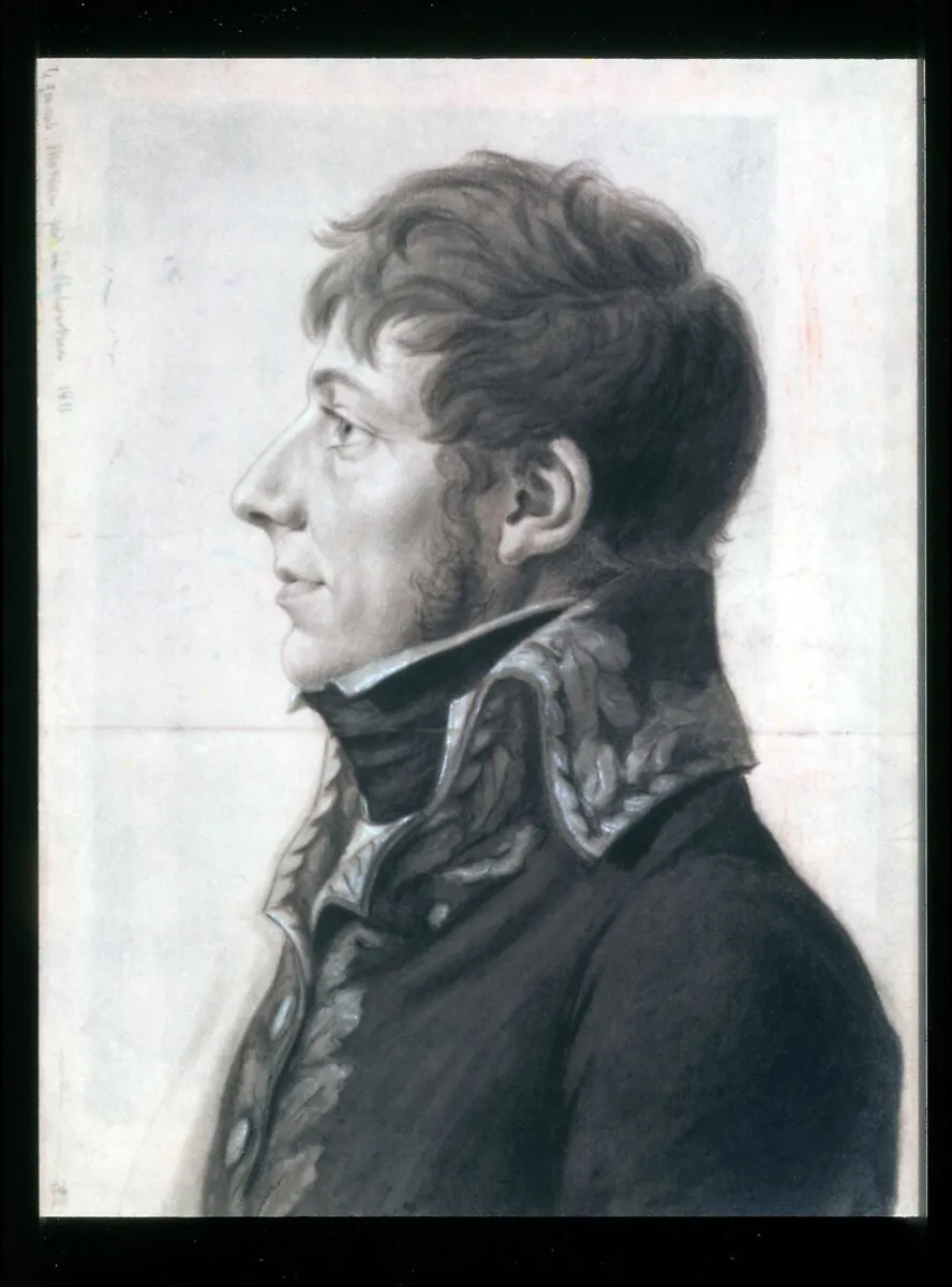Jean-Victor Moreau, by Charles Balthazar Julien Févret de Saint-Mémin, gouache, 1806